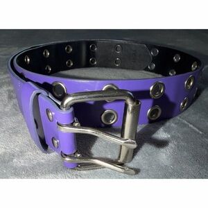 💜 Grommet Belt with Double Loop Buckle